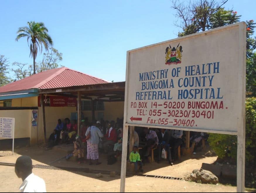 Bungoma county referral hospital shut down, patients asked to vacate