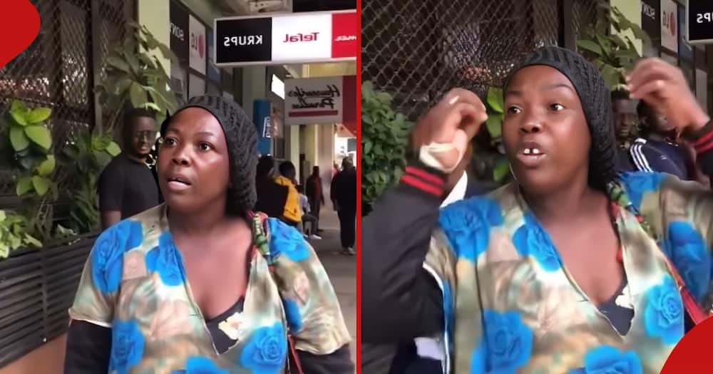 Nairobi businesswoman disagrees with protesters for disrupting businesses.