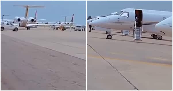 Buhari’s Son Wedding: Over 25 Private Jets sighted AT Kano Airport.