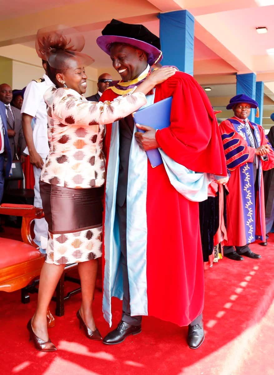 Celebrations galore: Ruto's son admitted as an advocate same day DP graduated with a PhD