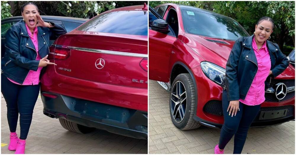 Amira, Jamal Rohosafi's ex-wife acquired a brand new red Mercedes Benz.