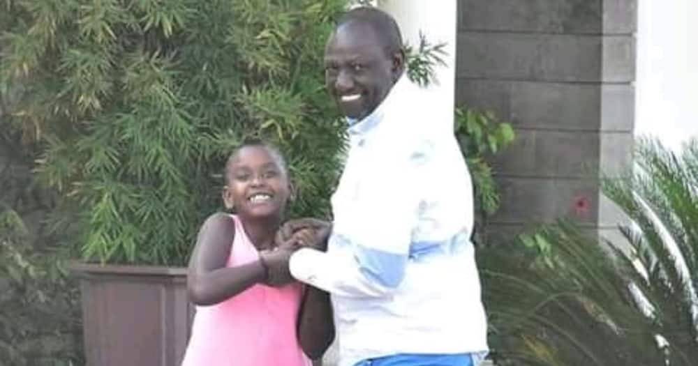 Nadia Cherono: 5 photos of William Ruto's adopted daughter sharing family moment with DP - Tuko.co.ke