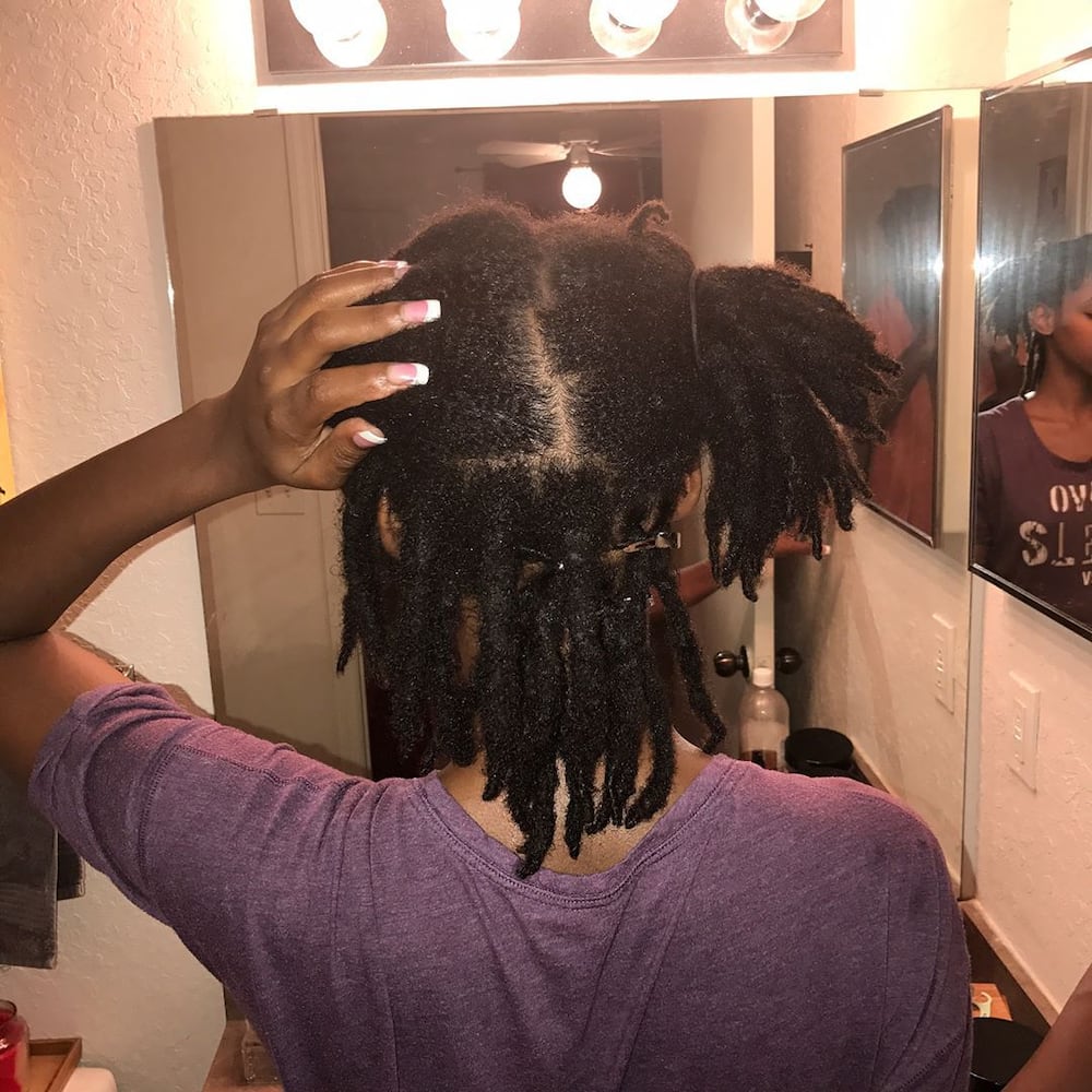 ACV wash for locs