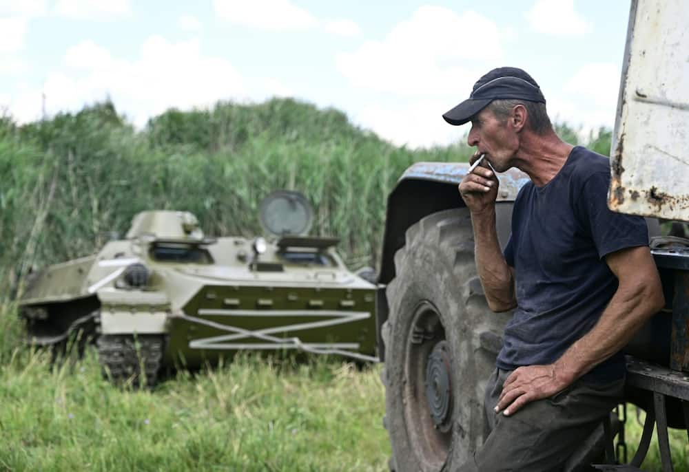 Images on social media of Ukrainian tractors pulling Russian tanks became a symbol of the country's resistance
