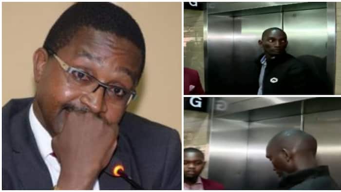 Mwangi Wa Iria Gets Stuck in Lift While Looking for Wafula Chebukati at IEBC Offices