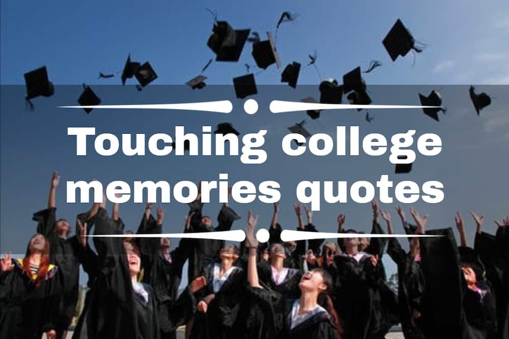 College memories quotes