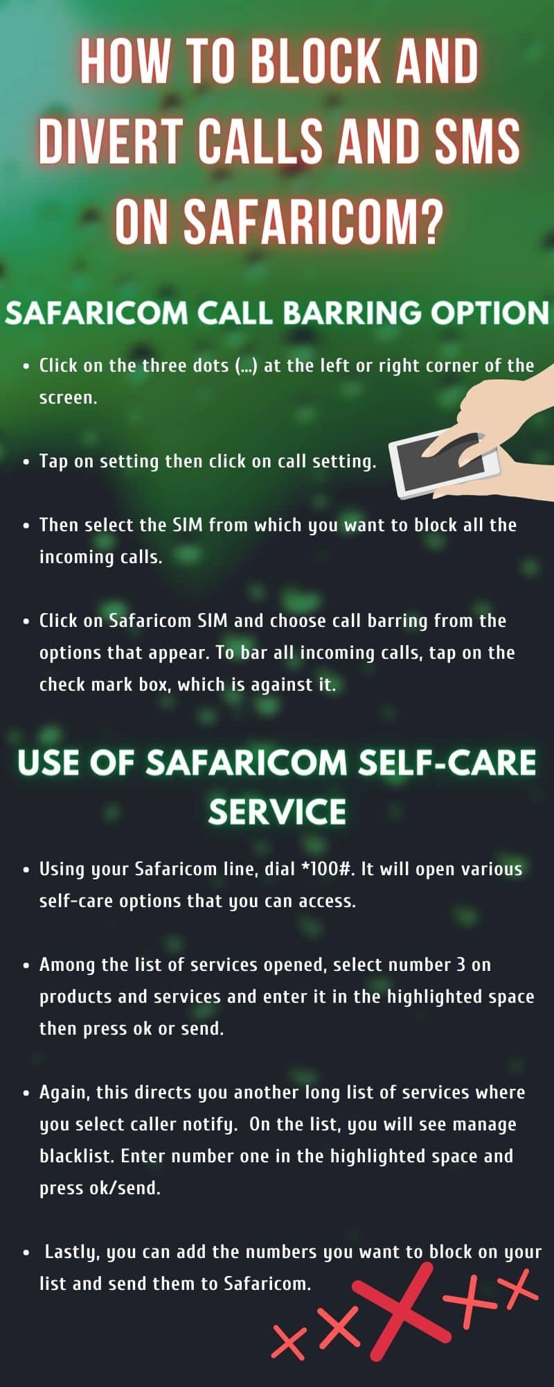 How to block and divert calls and SMS on Safaricom? (guidelines) -  