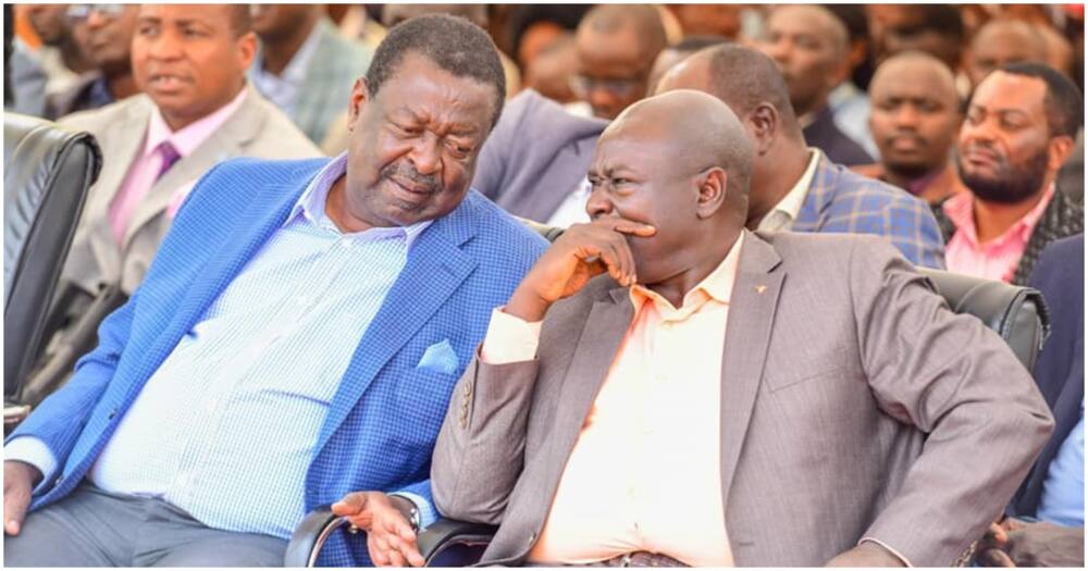Mudavadi was allocated KSh 300 more from the exhequer compared to Gachagua.