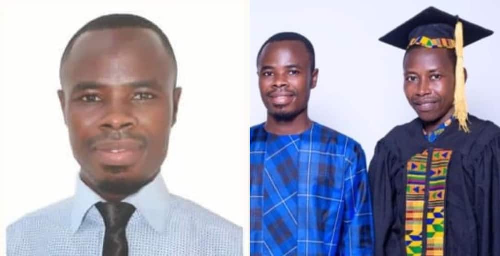Frank Obeng Addae, a Ghanaian man who graduated as valedictorian after struggling