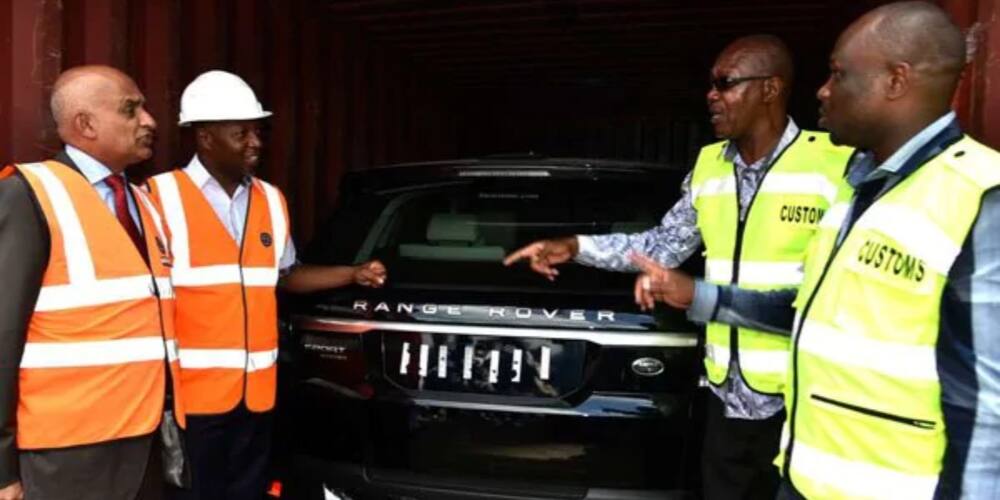 KRA impounds 5 high end vehicles stolen from UK at Mombasa port