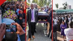 Photos: Thousands of Mourners Attend NIBS Founder Lizzie Wanyoike's Burial in Gatanga