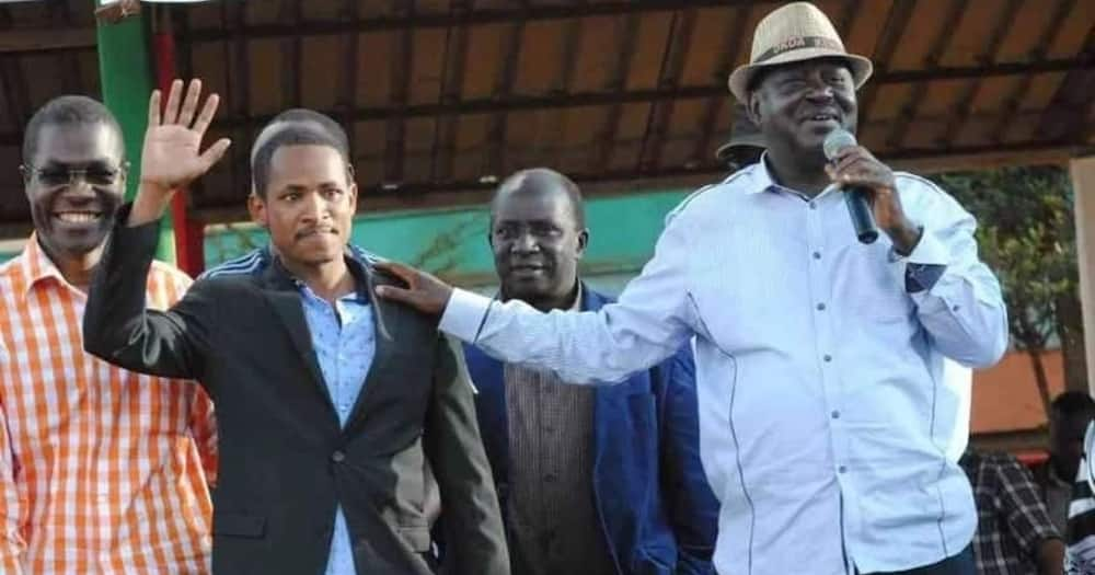 Embakasi East MP Babu Owino claimed he was not recognised at the Azimio la Umoja event at Kasarani Stadium.