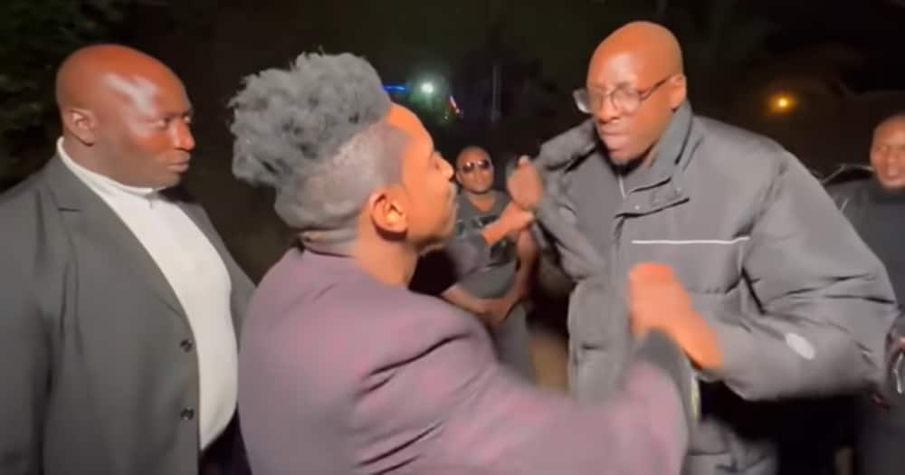 Bien Confronts Eric Omondi at Konshens Concert for Always  Trolling Musicians - Tuko.co.ke