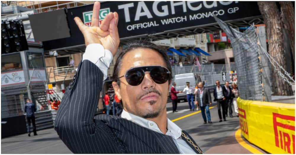 Salt Bae at an F1 event.