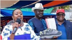 Kenyan Asks Raila Odinga to Return Shoes Sabina Chege Bought Him after She Was Dewhipped