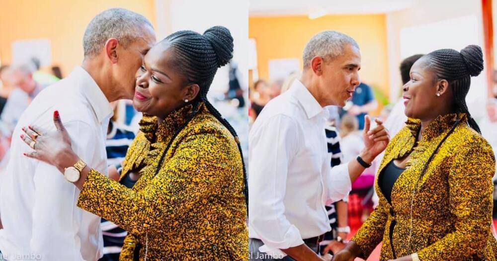 Musician Suzanna Owiyo shares timeless TBT photos with former US president Barack Obama.