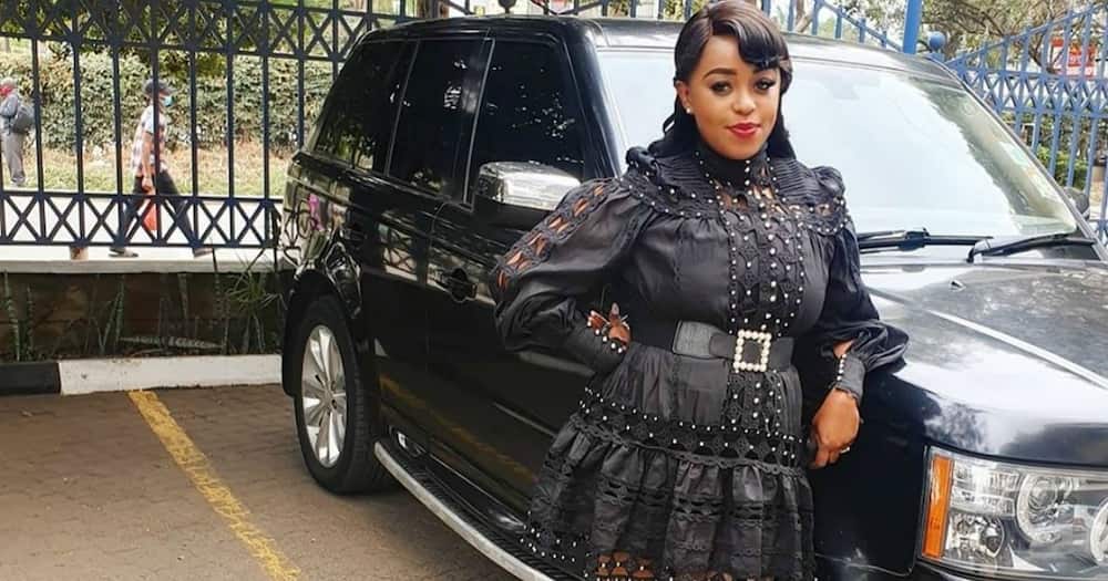 Lilian Muli steps out in see-through dress putting her curvy figure on display