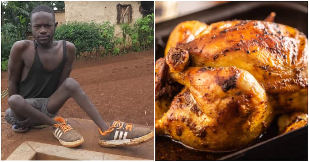 Ndayishimiye Fidel overate chicken