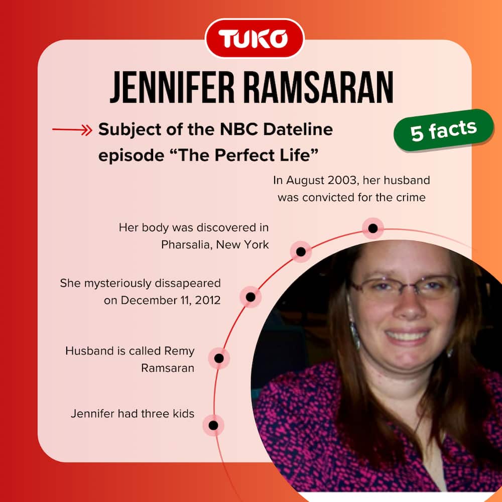 Jennifer Ramsaran's photo in NBC Dateline's The Perfect Life episode