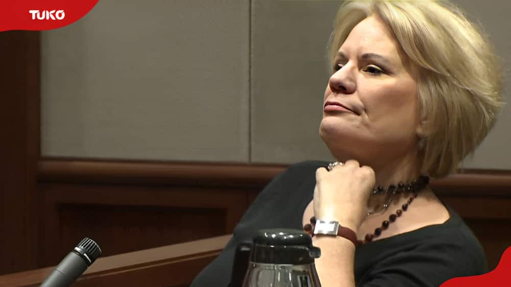Pamela Hupp during a court hearing
