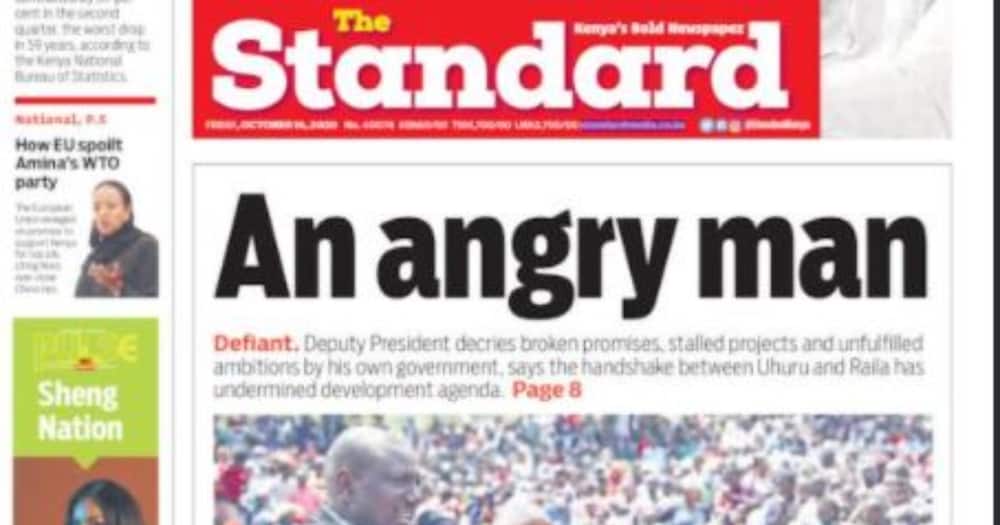 Kenyan newspaper review for October 16: JSC set to kick CJ Maraga out of office