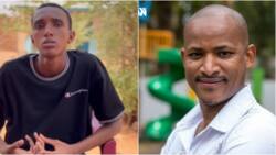 Mandera KCPE Candidate Who Scored 370 Marks Gifts Babu Owino Camel: "Online Classes Helped Me"
