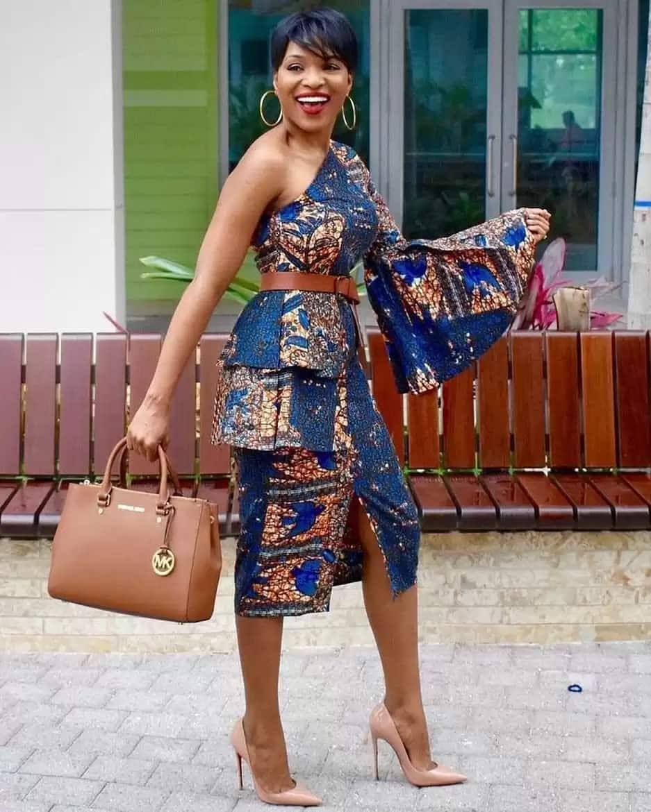 trending kitenge long dresses designs