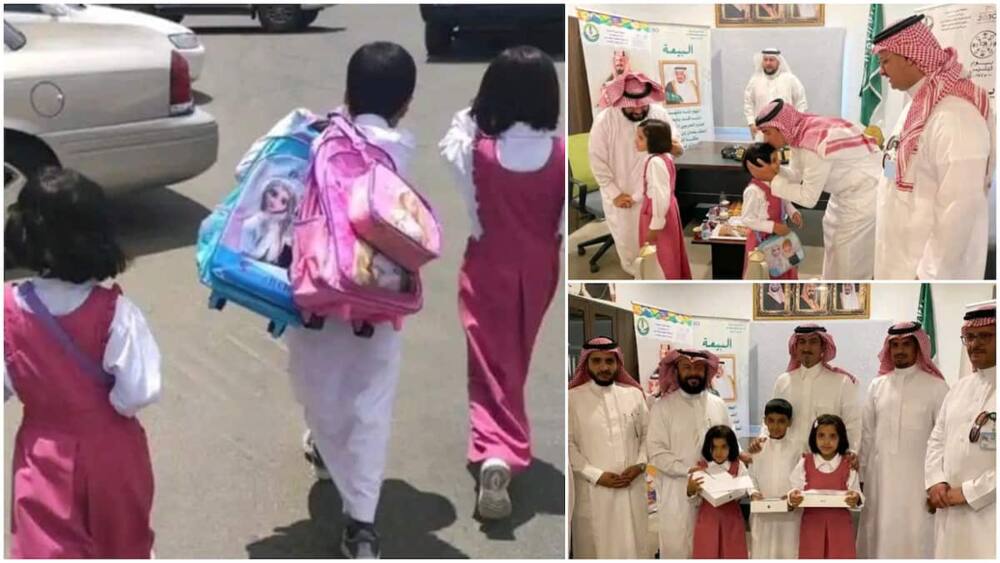 He showed love to his sisters. Photo: : Saudi Gazette.