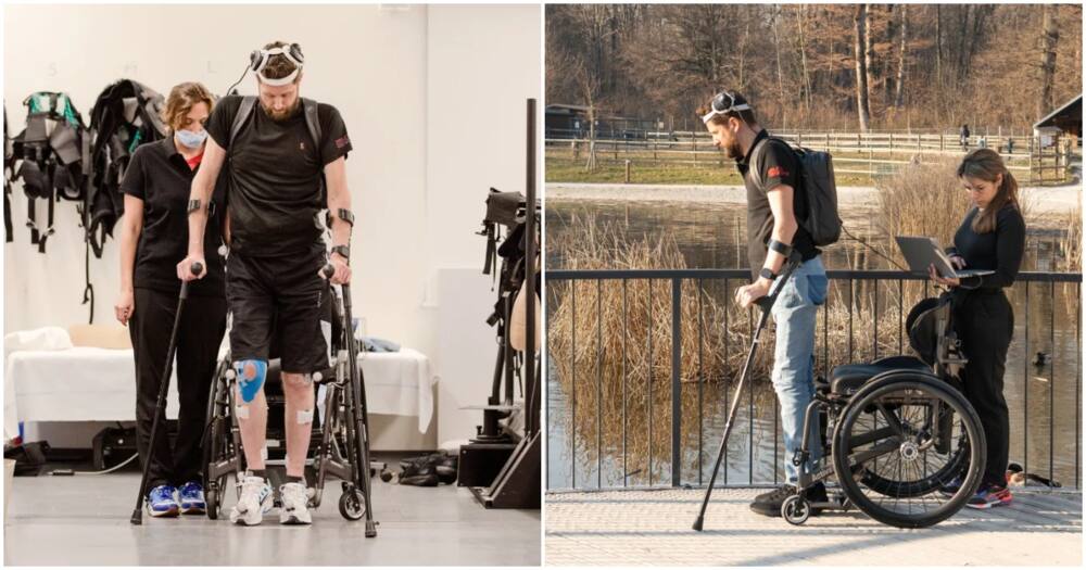 Oskam is a man on a mission to walk again.