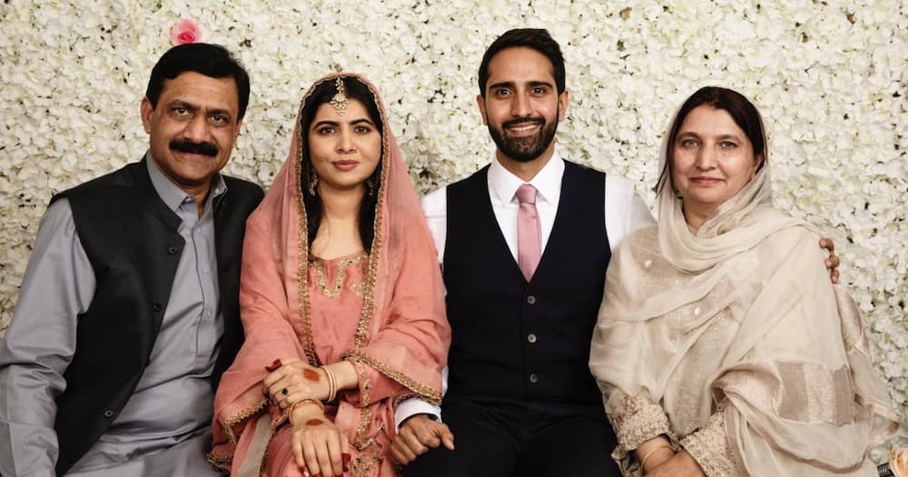 She got married in the UK. Photo: @malala.