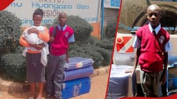 Murang'a Boy with No Hope of Joining High School after Dad's Death Weeps after Finally Reporting