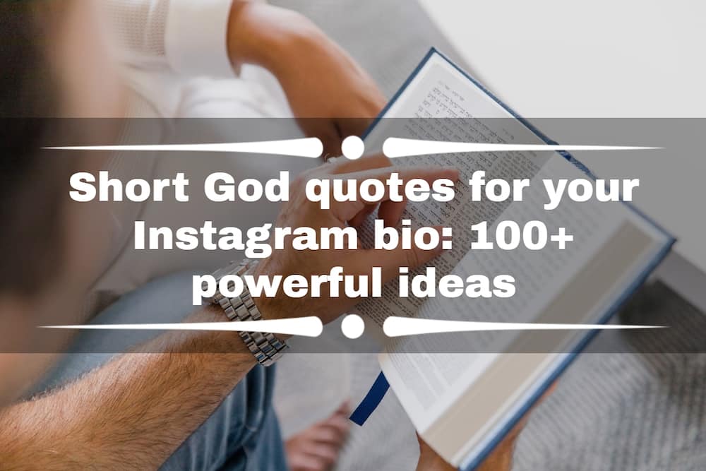 God quotes for your Instagram bio