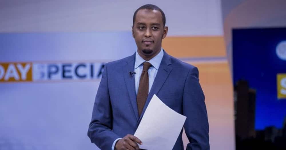 X photos of former Citizen TV anchor Hussein Mohamed in his new hustle
