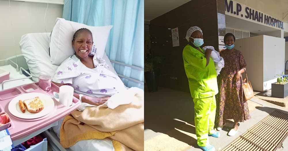 Cynthia Anyango delivered her baby girl on her birthday.