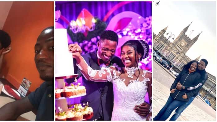 Joyful African Couple Share Viral Photos after Relocating to UK and Giving Birth to One Kid