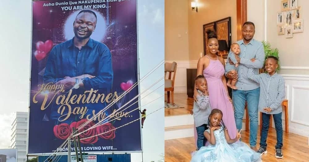 Valentine's Day: Woman Puts Up Billboard on Highway to Celebrate Husband