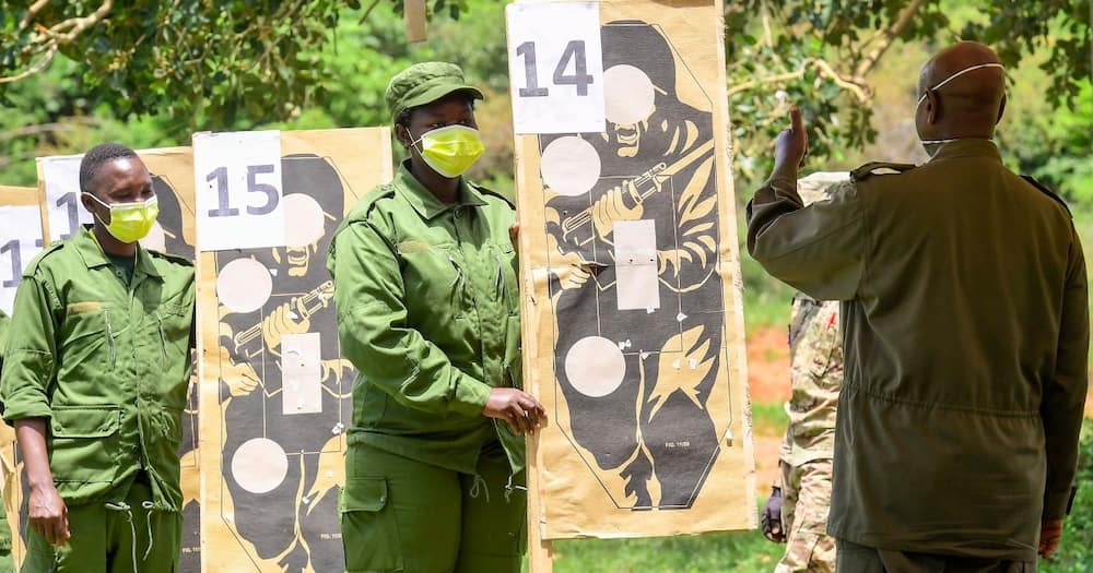 Photos of Yoweri Museveni Participating in Shooting Range Session Excite Netizens