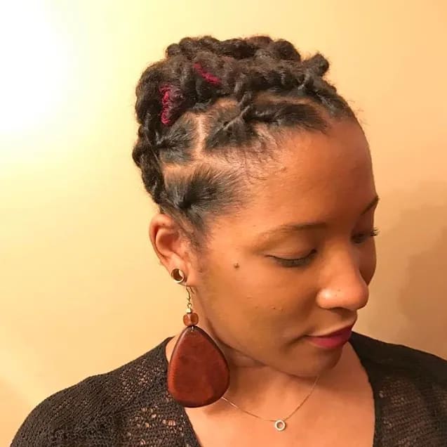 25 Easy short loc styles for females with short hair (pictures