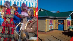 Laikipia Woman Professes Love for Husband with Disability as Well-Wishers Gift Them New Home