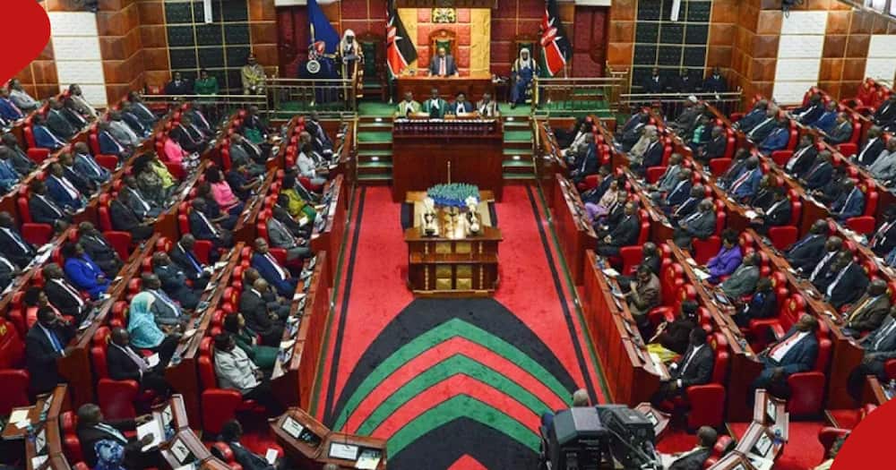 Kenyan MPs in a sitting.