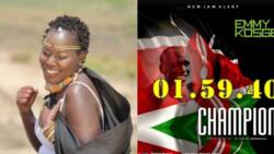 Gospel singer Emmy Kosgei releases new song dedicated to Eliud Kipchoge