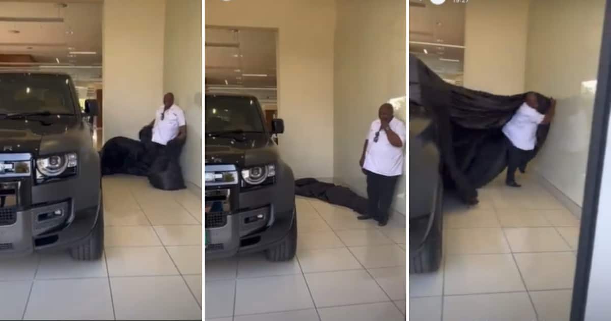 Loving Woman Buys Husband Brand New Land Rover, Leaves Him Speechless