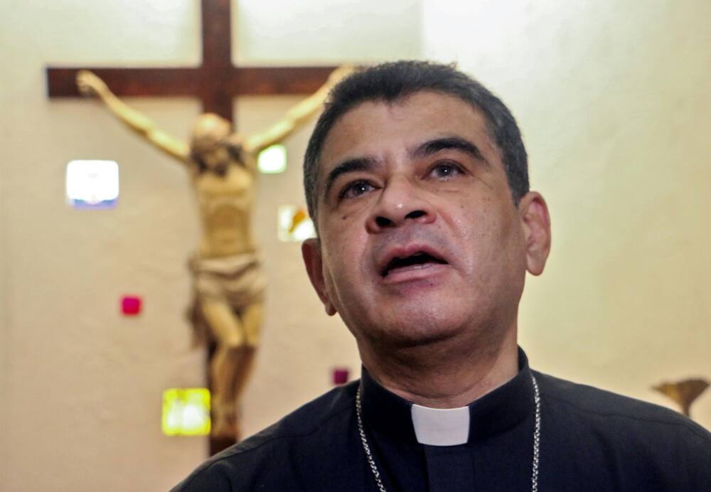 Bishop of Matagalpa Rolando Alvarez has been accused of trying to destabilize the country over his criticisms of President Daniel Ortega