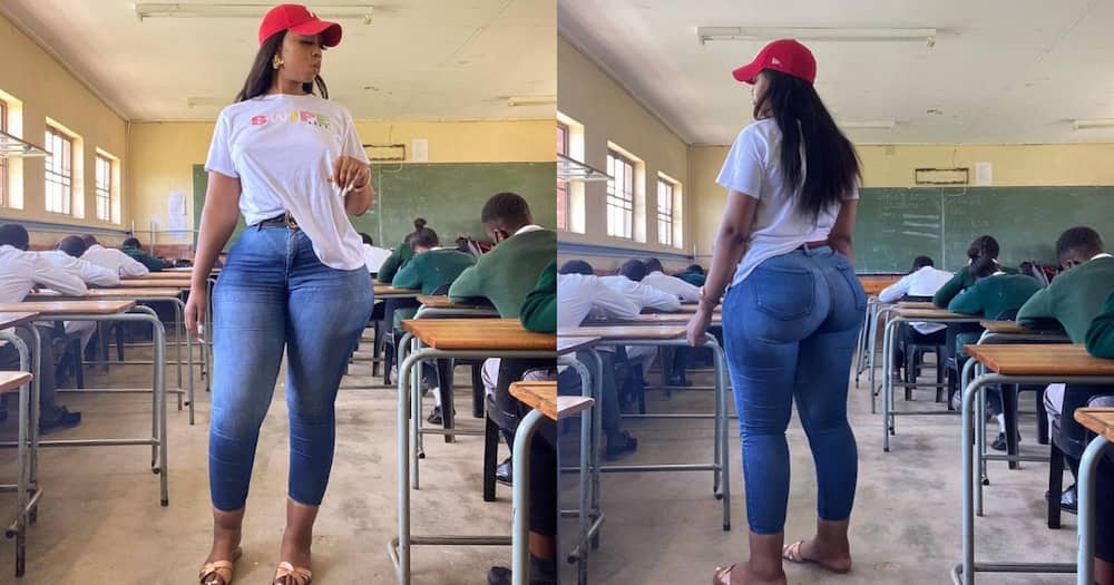 Stunning teacher has peeps wondering how anyone passed in her class