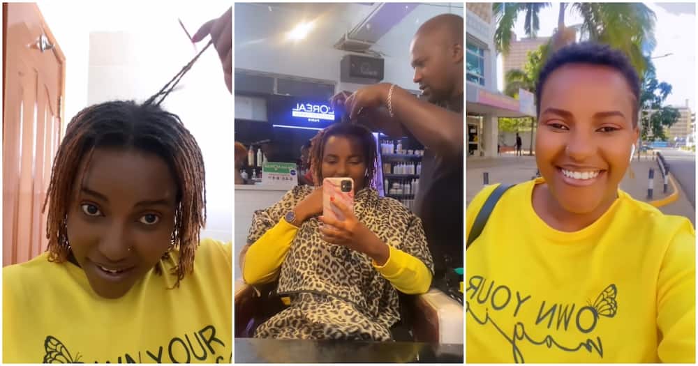 Willis Raburu's Lover Ivy Namu Flaunts New Hairdo after Shaving Off  5-Year-Old Dreadlocks: 