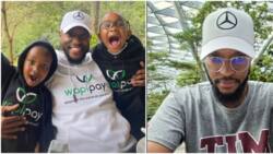 Janet Mbugua's Estranged Hubby Eddie Ndichu Hangs out With His Sons in Matching Hoodies: "Grateful"
