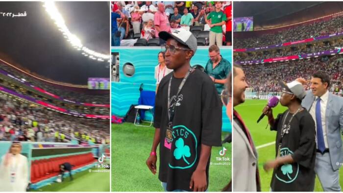Metro Man: Kenyan Man at World Cup Addresses Fans Inside Packed Stadium