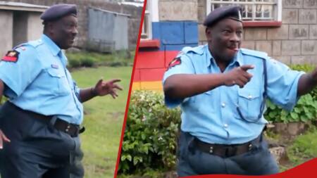 Viral Heavily Built Policeman Dazzles TikTok With Another Energetic Dance: "Apewe Promotion"