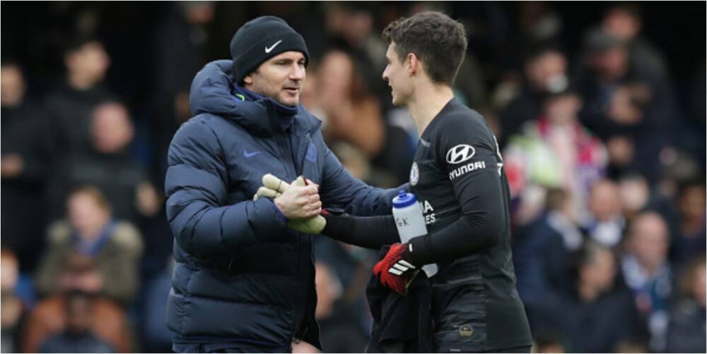 Frank Lampard says he's under no pressure to restore Kepa's place
