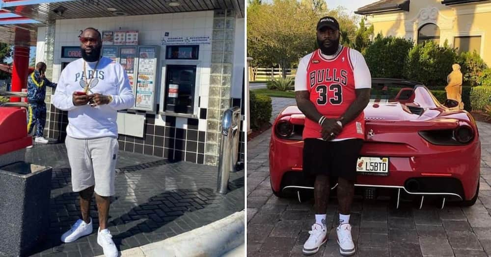 Rick Ross owns Wingstop restaurants. Image: @richforever.